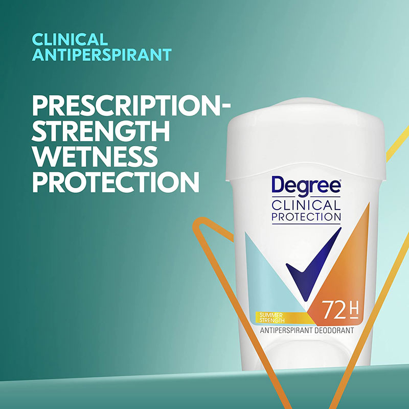 Degree Clinical Protection Summer Strength Antiperspirant Deodorant